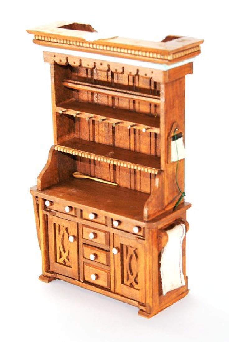 Den Young Country Hutch for Dollhouse Miniature (1 of 3)