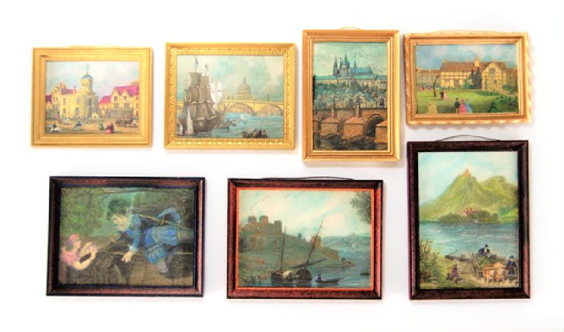 19th Century Hand Tinted Prints for Dollhouse (1 of 1)