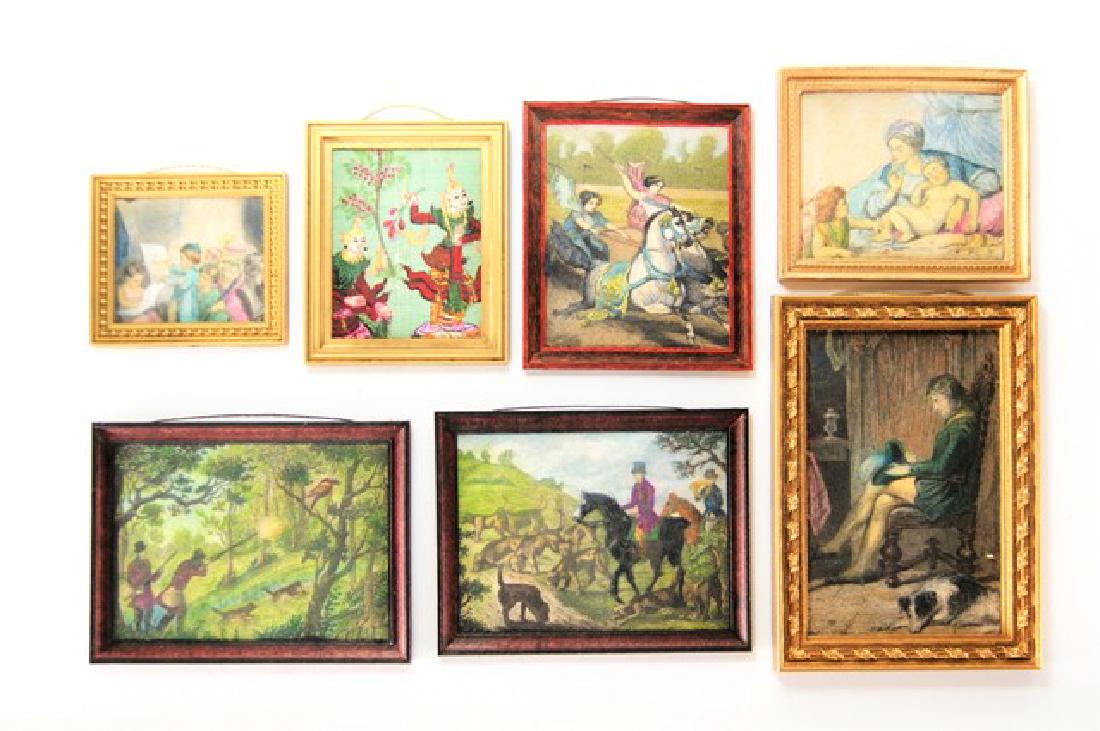 19th Century Hand Tinted Prints for Dollhouse (1 of 1)