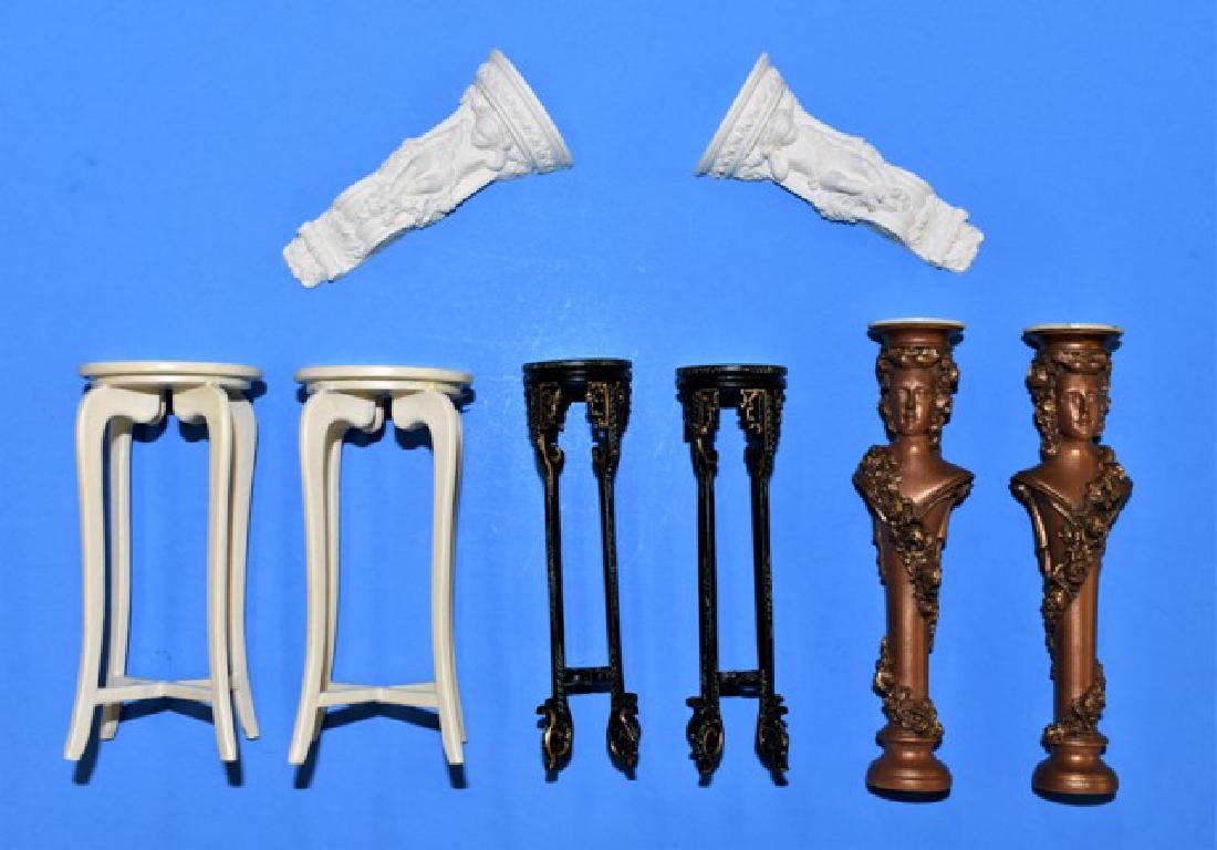 Dollhouse Miniature Plant Stands & Pedestals (1 of 3)