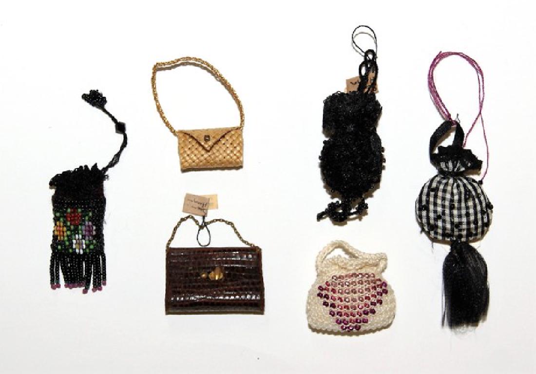 Five Susan Harmon Dollhouse Doll Purses Miniatures (1 of 1)
