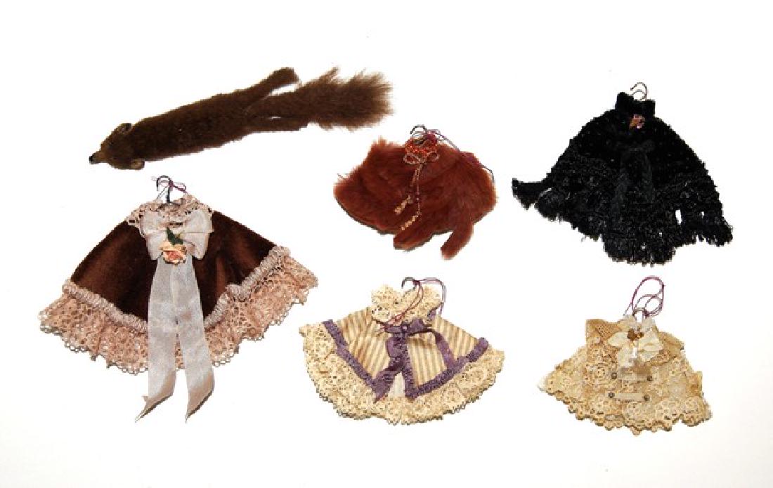 Five Susan Harmon Dollhouse Doll Capes Miniatures (1 of 1)