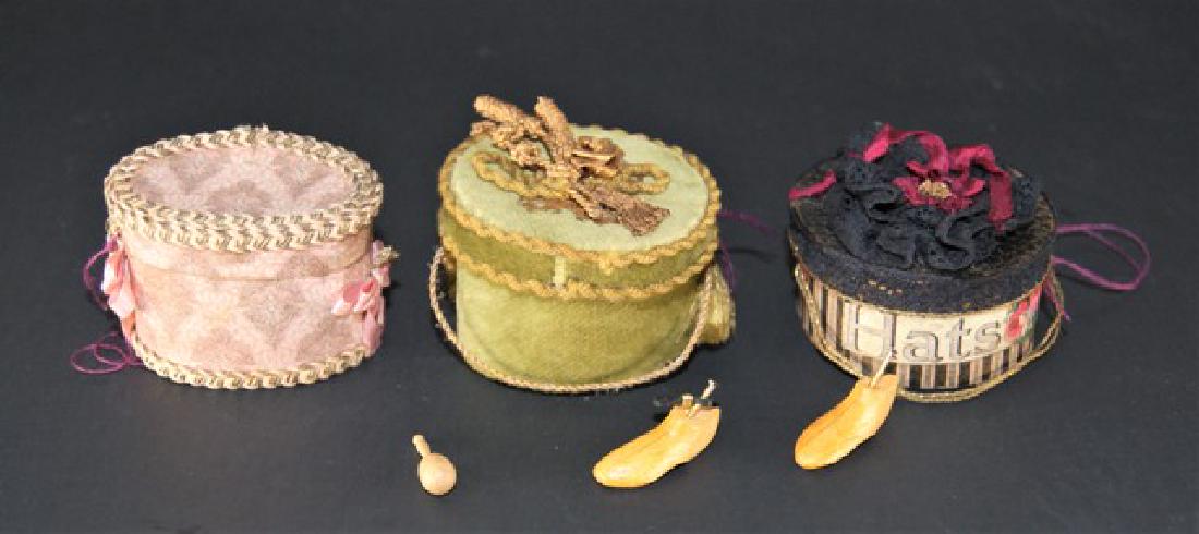 Three Susan Harmon Dollhouse Hatboxes & Other (1 of 1)