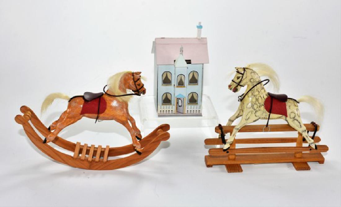 Phil Bowers Dollhouse Rocking Horses & House Miniatures (1 of 3)