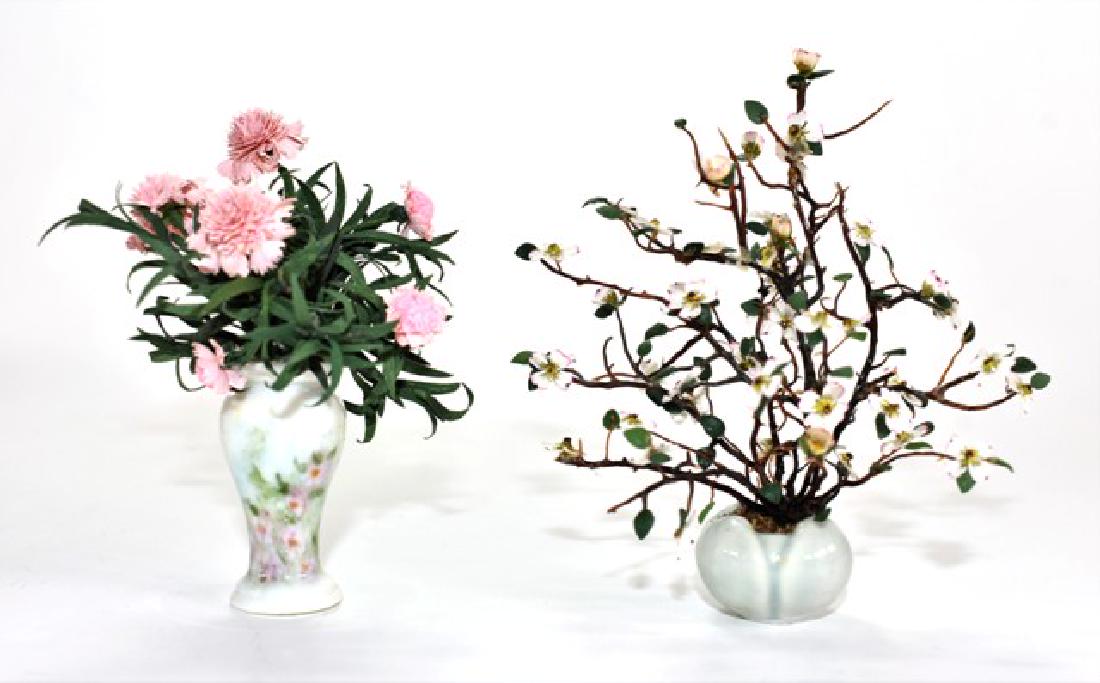 Two Sandra Wall Artisan Dollhouse Plants Miniatures (1 of 1)