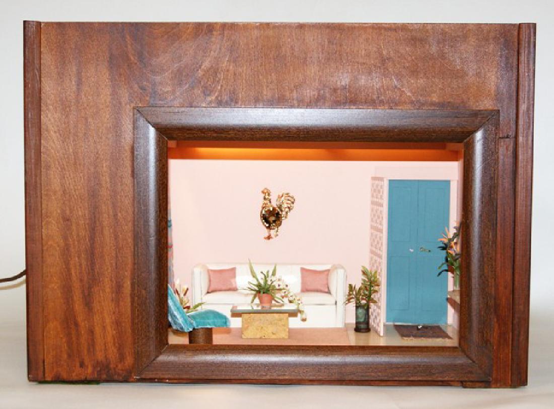 Vintage Mid-Century Single Room Box Dollhouse (1 of 3)