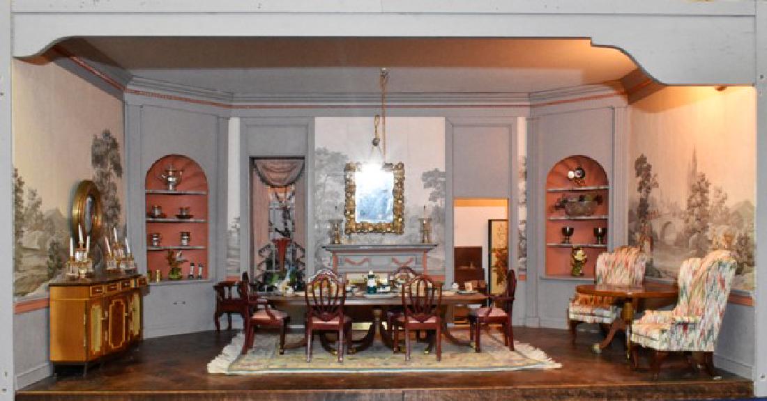 Vintage Dollhouse Room Box With Artisan Furniture (1 of 7)