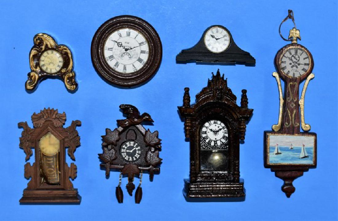 Second Homes, Hallsted & Others Dollhouse Clocks (1 of 1)