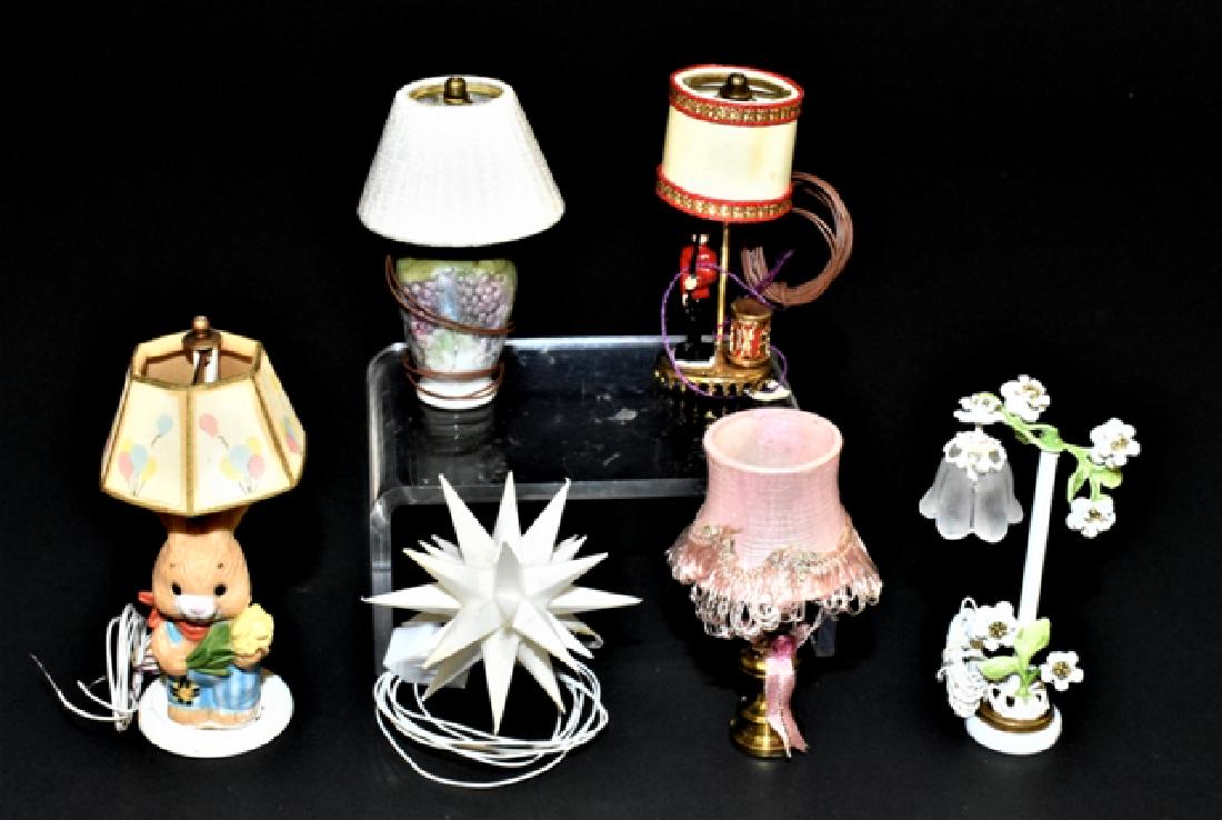 Tucker, Ginger & Others Dollhouse Lighting Miniatures (1 of 1)