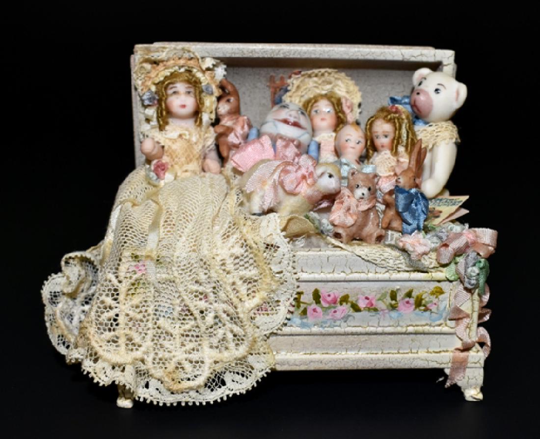 Lynne McEntire Trunk of Dolls & Toys Dollhouse (1 of 2)