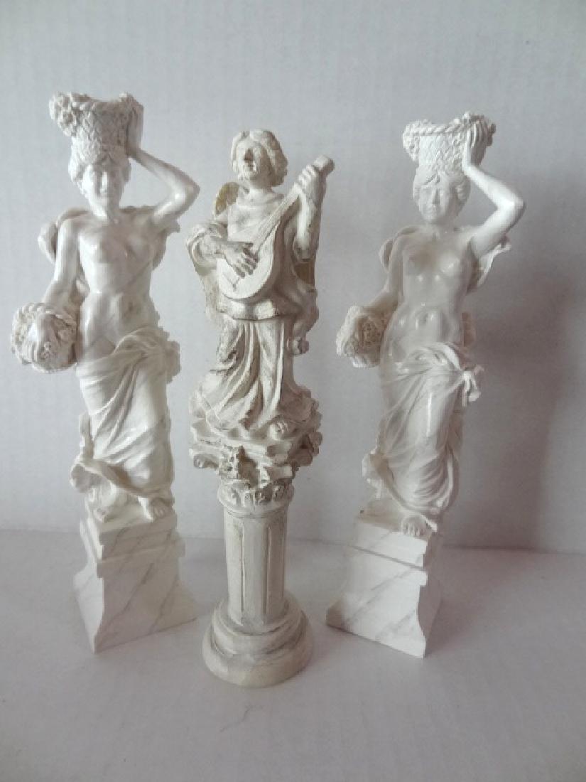 Three Singing Tree Marble Style Dollhouse Maidens (1 of 3)