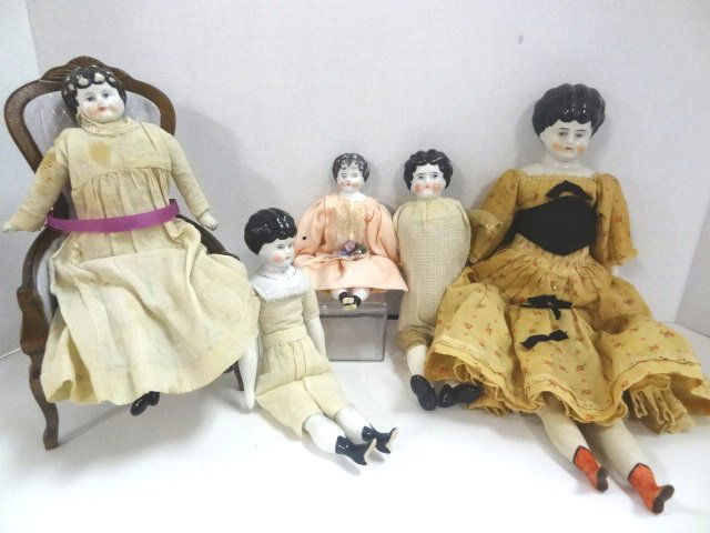 Group of China Head Dolls (1 of 1)