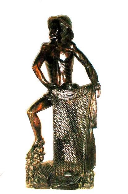 Figure of South East Asian Fisherma