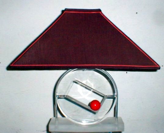Modern Lucite Lamp