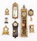 Antique Dollhouse Lead Clocks Miniatures