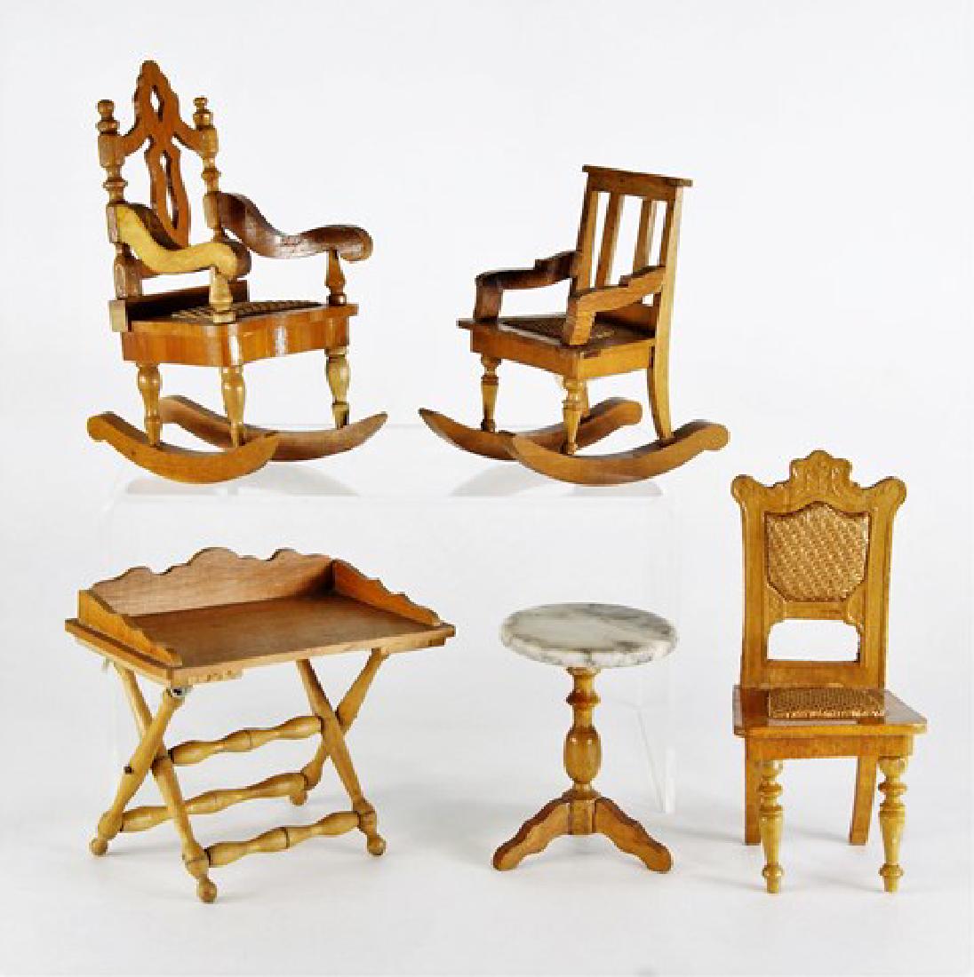 Antique Dollhouse German Schneegas Furniture Miniatures (1 of 1)