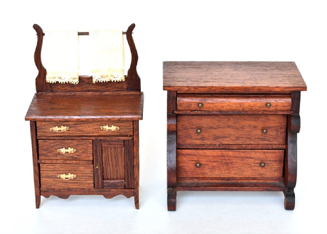 Lorraine Scuderi Dollhouse Dry Sink & Dresser (1 of 3)