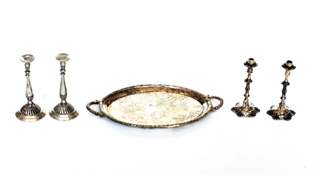 Acquisto Sterling Candlesticks & Tray Dollhouse (1 of 2)