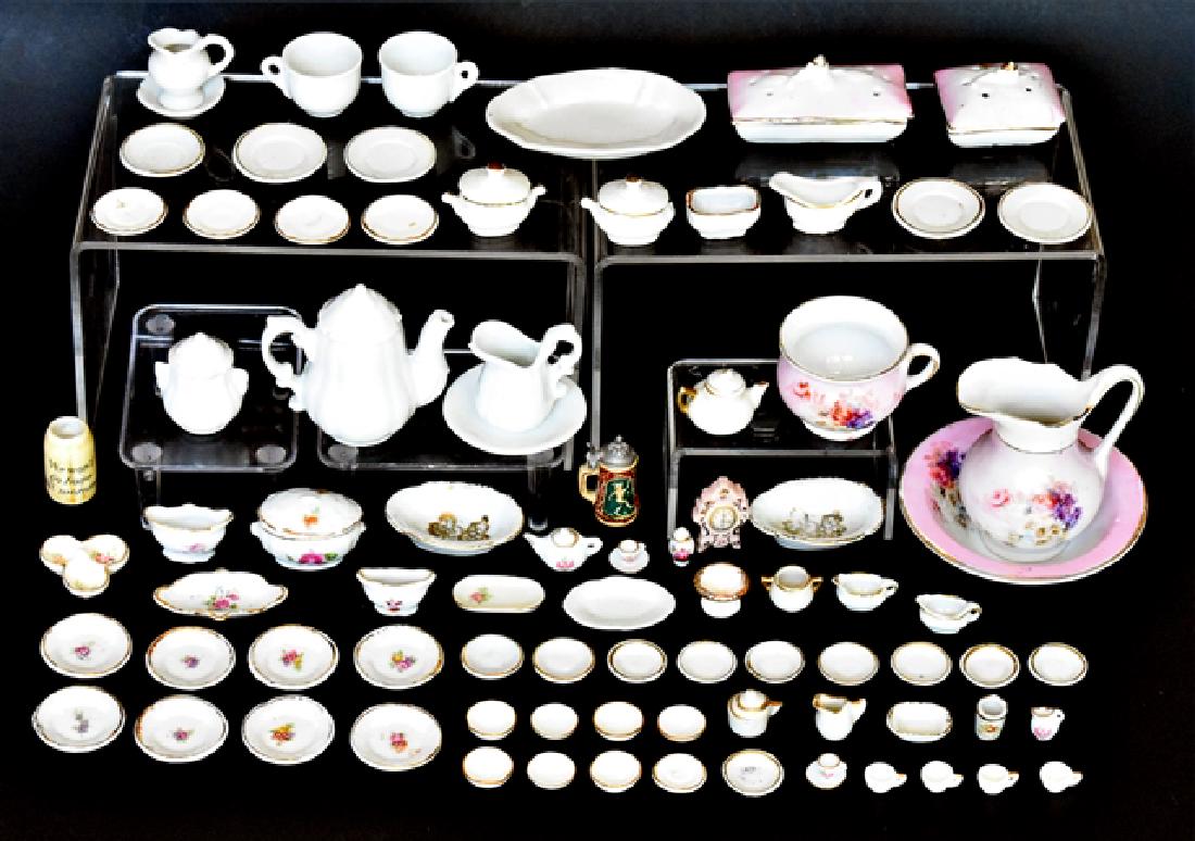 Large Lot of Doll & Dollhouse China Miniatures (1 of 3)