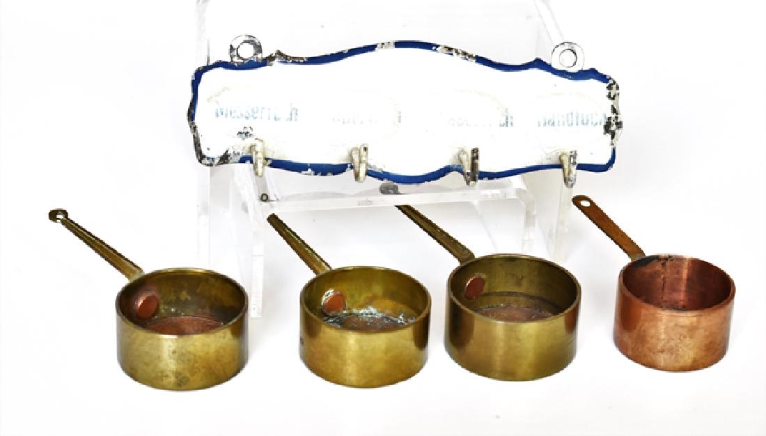 Vintage Dollhouse Pots Made From Coins Miniatures (1 of 2)