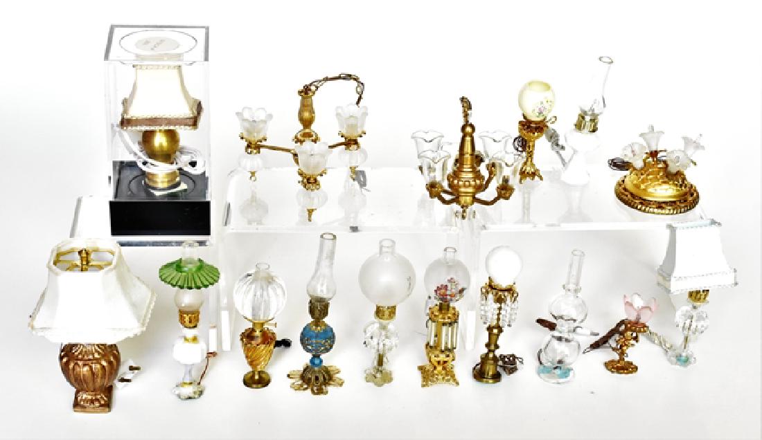 Large Lot Dollhouse Lighting Miniatures (1 of 1)