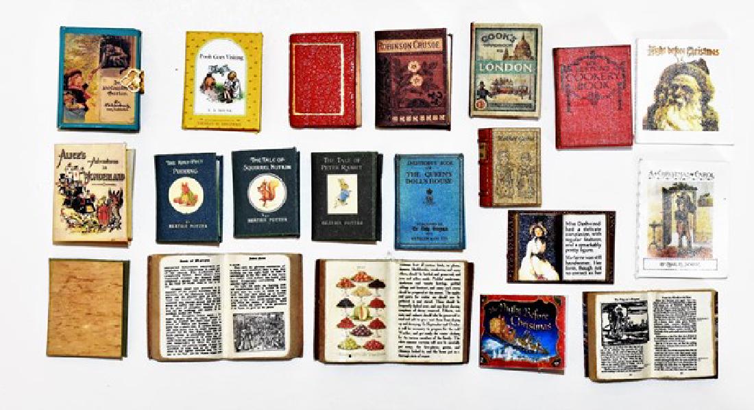 Printed Dollhouse Books Miniatures (1 of 1)