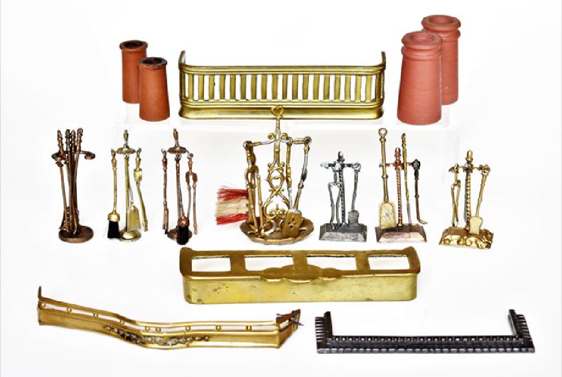 Vintage Dollhouse Fireplace Accessories (1 of 1)