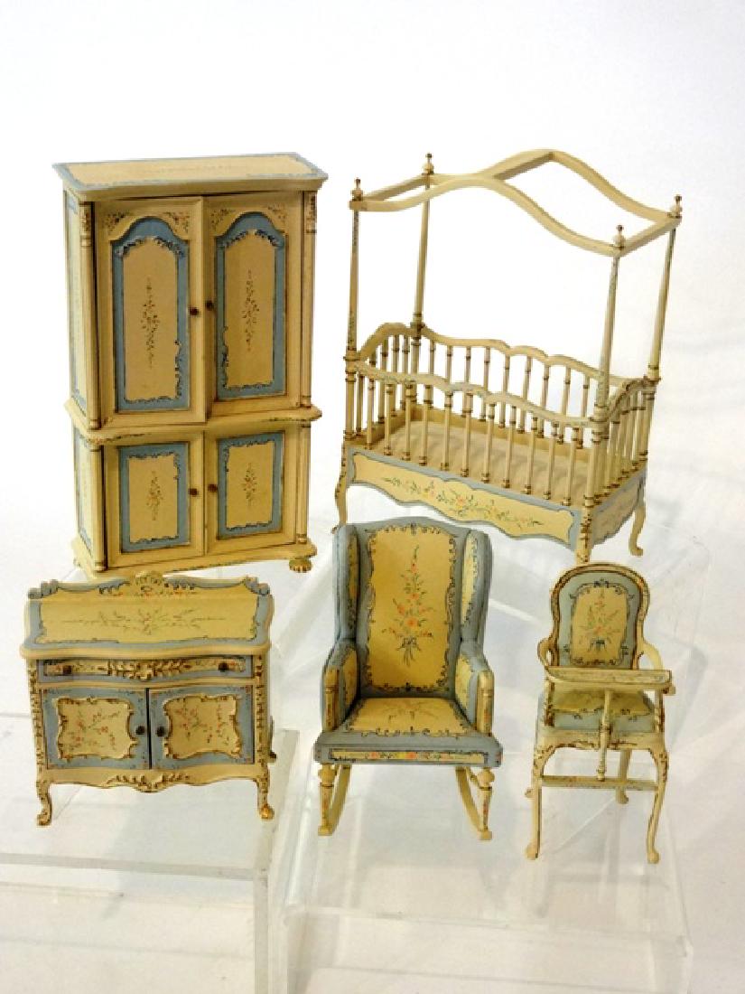 Dollhouse Painted Bespaq Nursery & Bedroom Furniture (1 of 1)