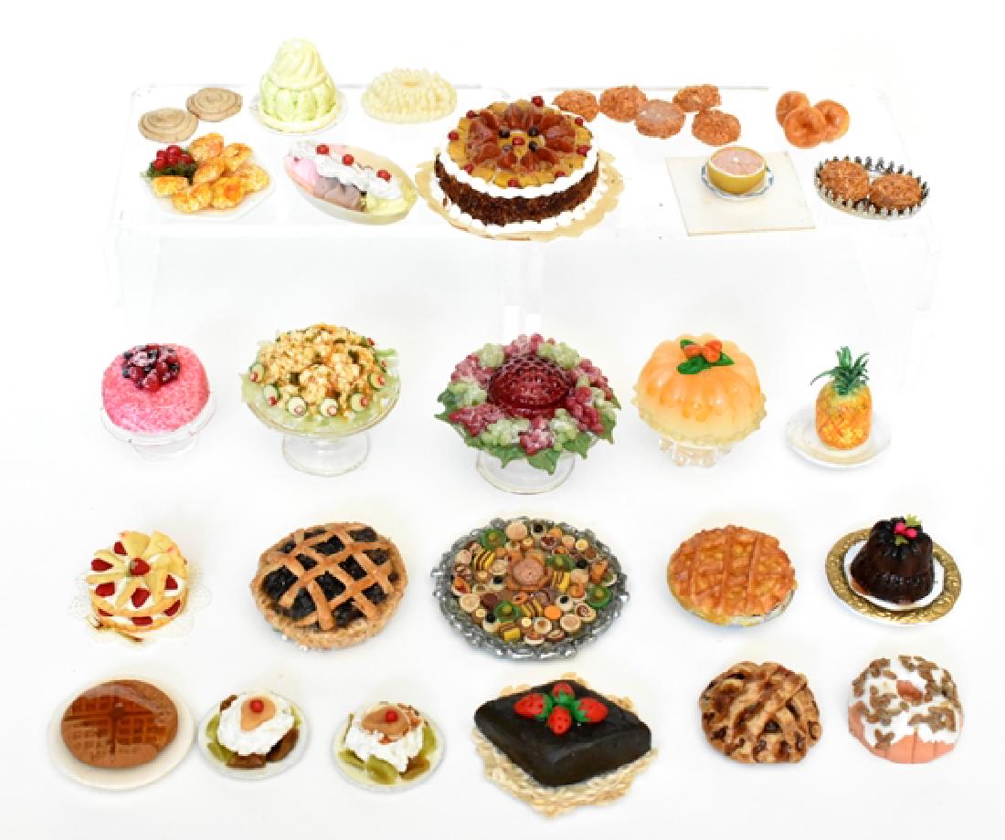 Dollhouse Two Dozen Desserts Miniatures (1 of 1)