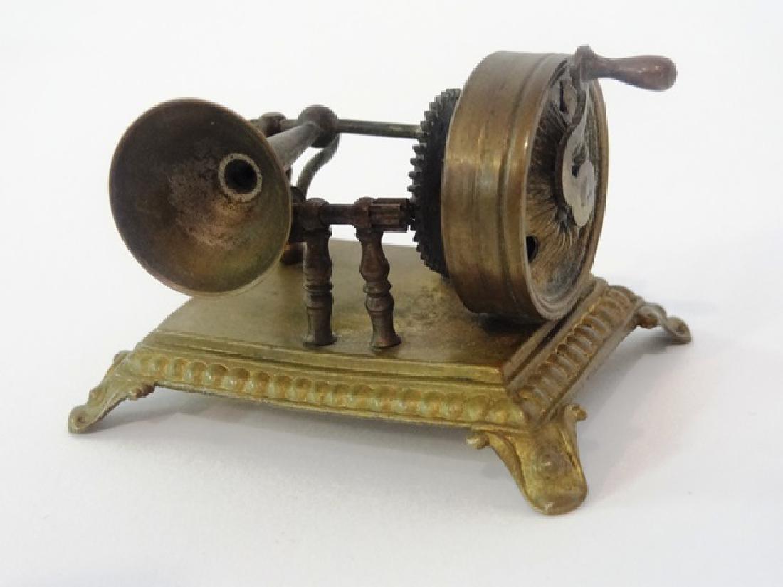 Antique Dollhouse Ormolu Voice Recorder Miniature (1 of 2)