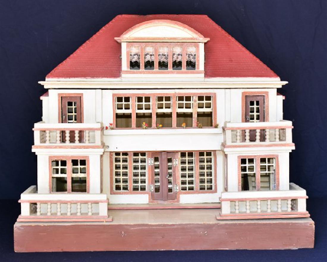 Antique Gottschalk Red Roof Mansion Dollhouse (1 of 6)