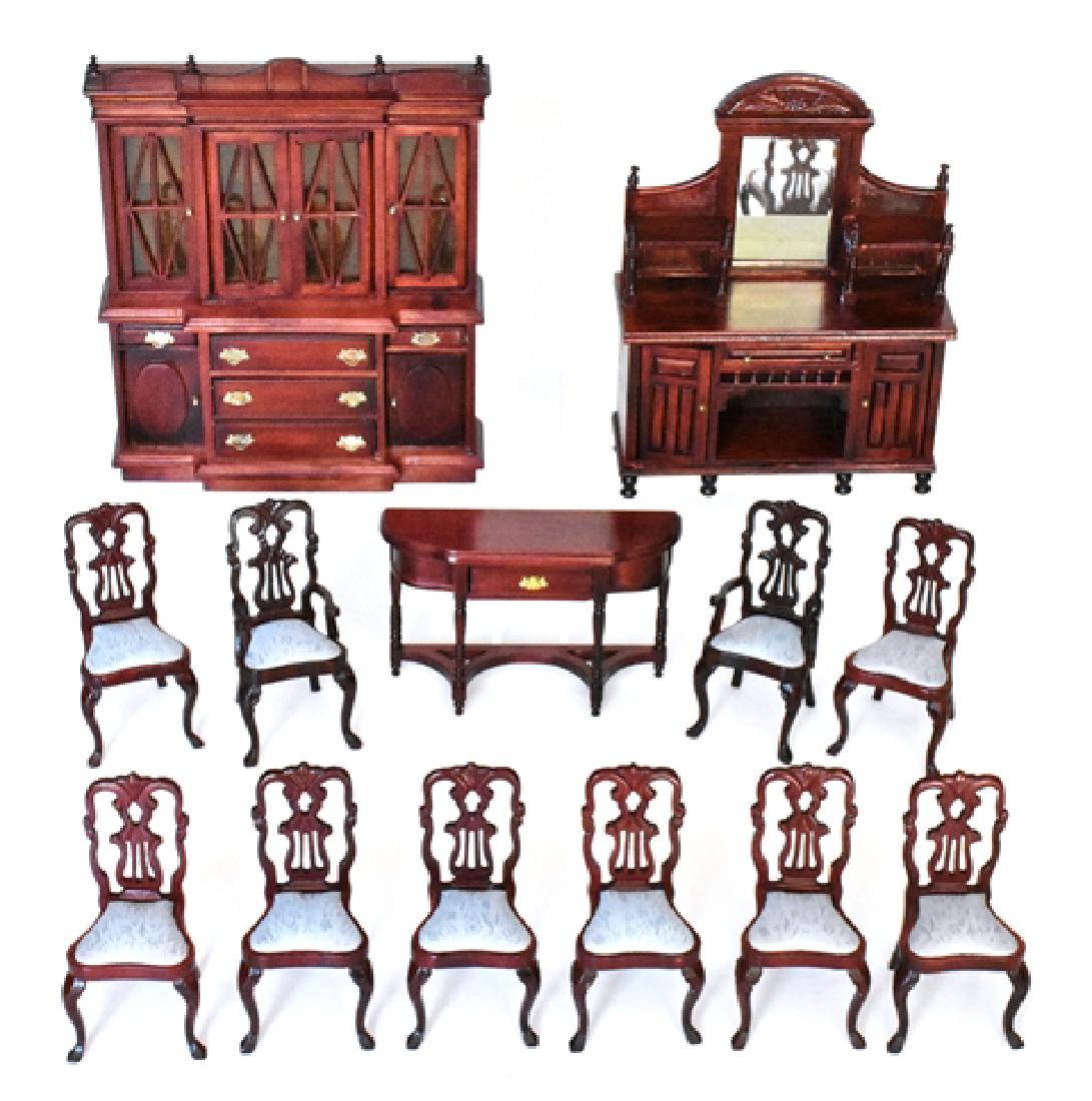 Dollhouse Dining Room Commercial Furniture Miniatures (1 of 2)