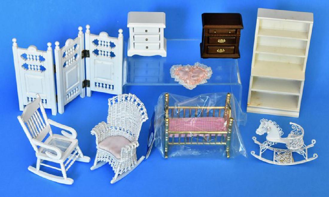 Leilani Warling Wicker Rocker & Other Dollhouse (1 of 1)