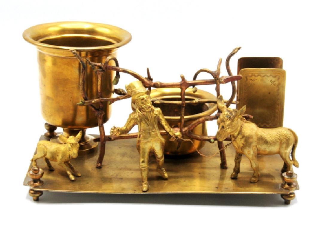 Vintage Brass Smoking Stand (1 of 1)