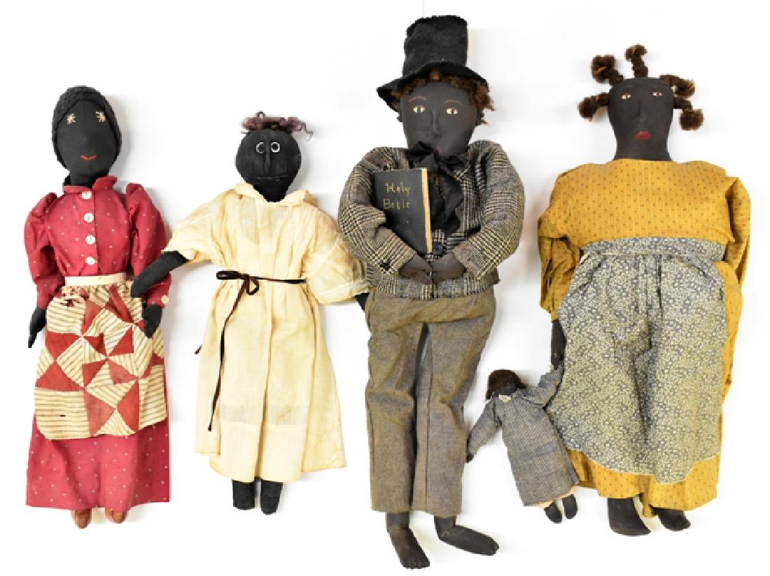 vintage african american rag dolls