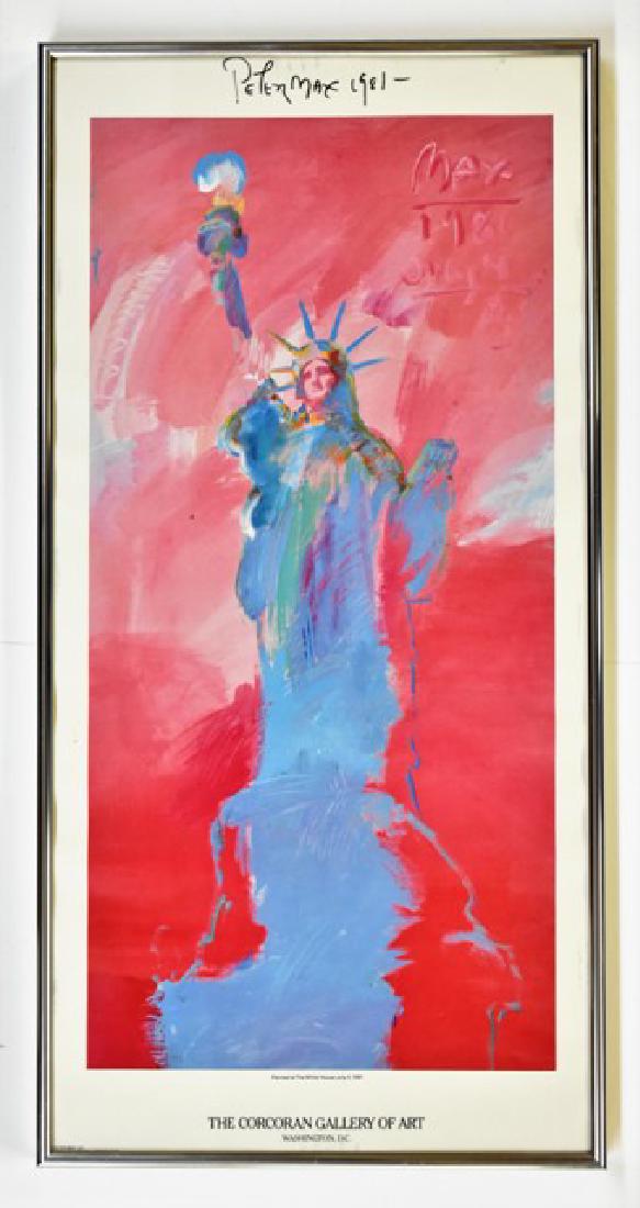 Peter Max Statue Of Liberty Lithograph (1 of 1)