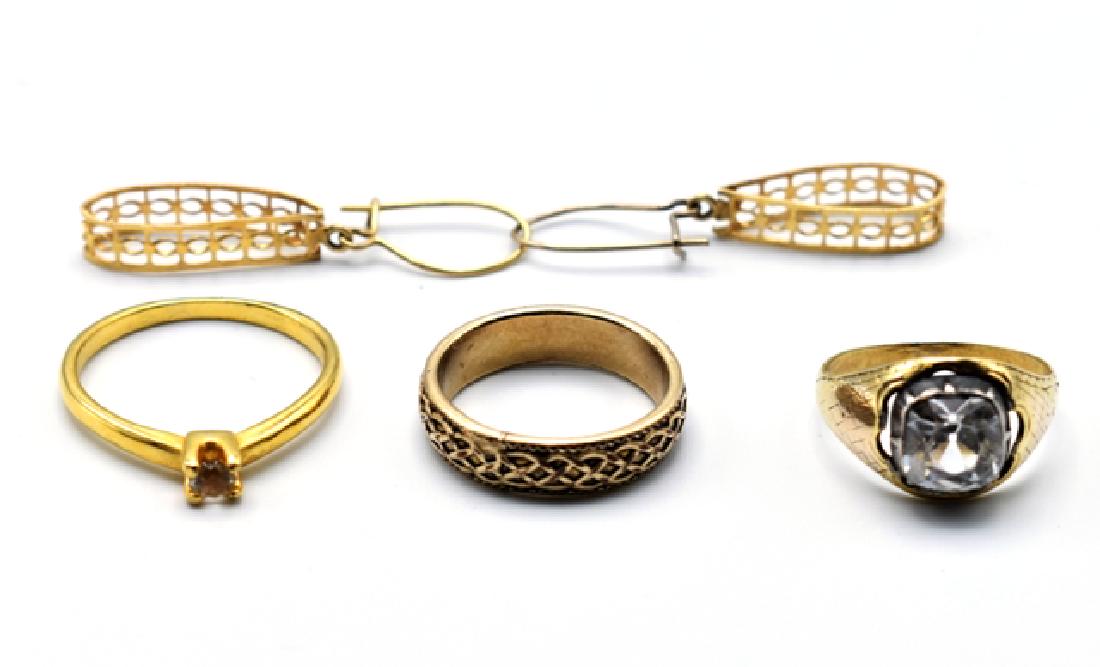 14K Gold Rings & Earrings (1 of 2)