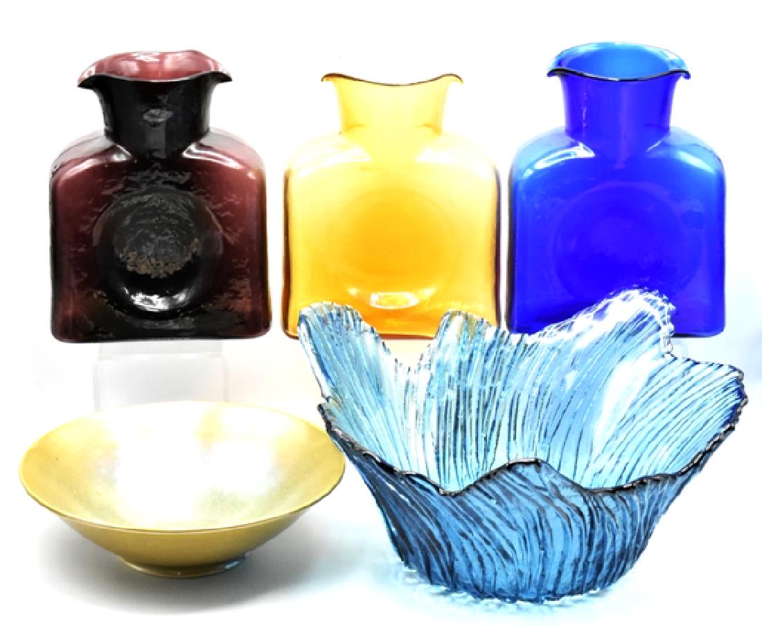Blenko Vases & Art Blass Bowls (1 of 4)