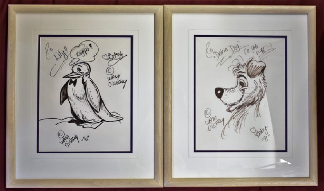 Two Original Disney Drawings, Mary Poppins & Lady And (1 of 3)