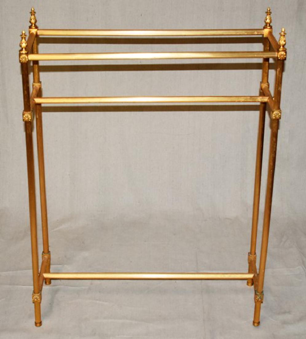 Brass Towel Or Quilt Rack