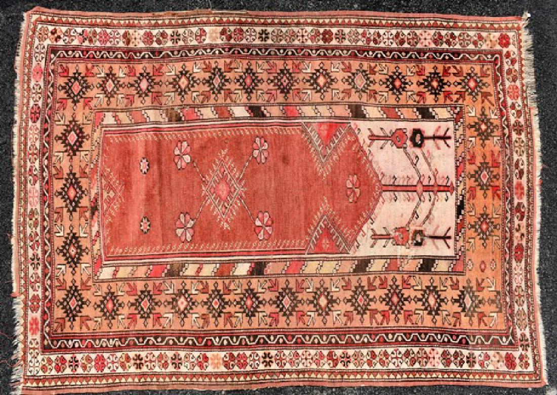 Vintage Tribal Throw Rug