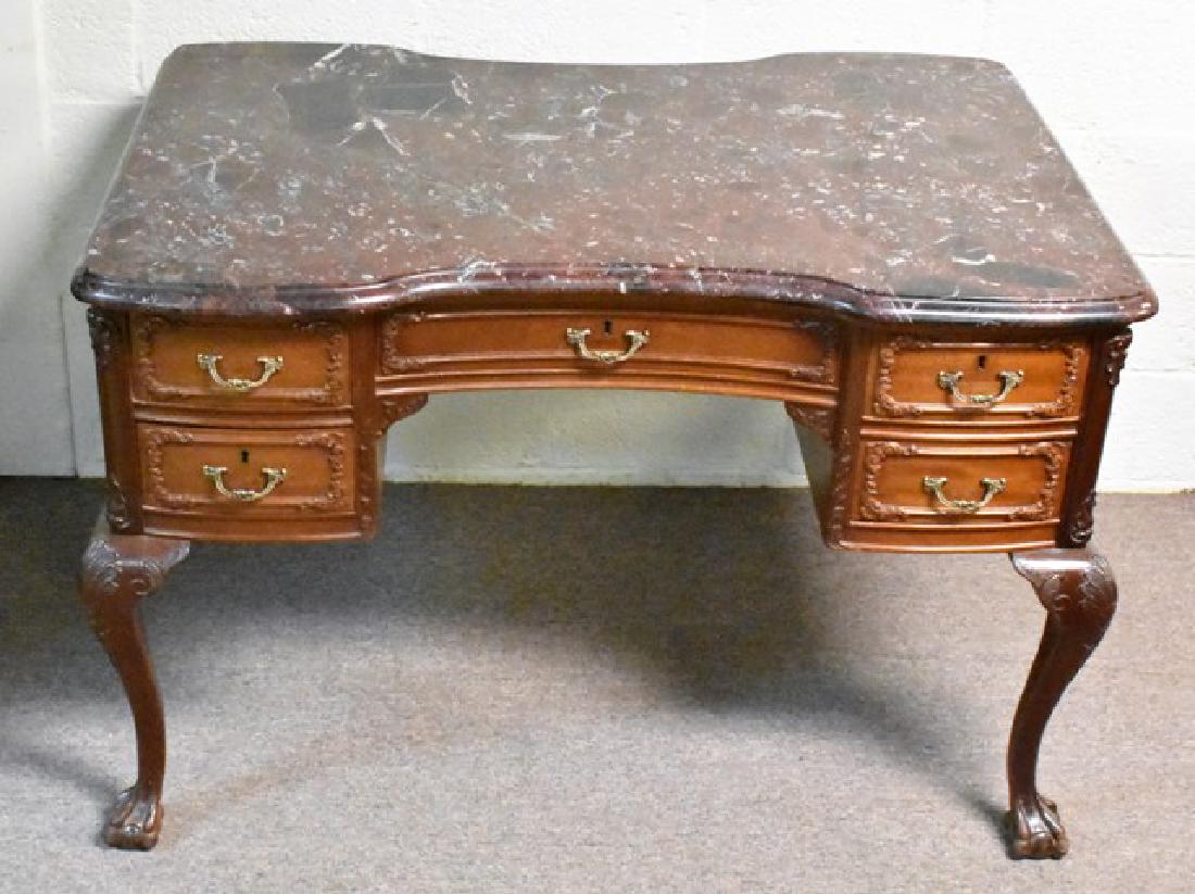 Small Marble Top Desk