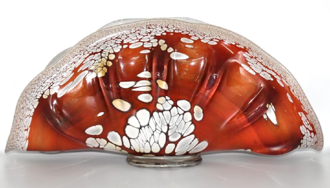 Art Glass Fan Vase (1 of 4)