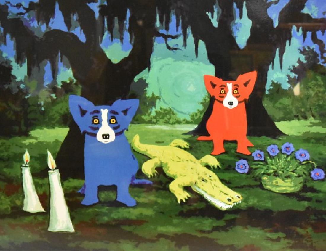 George Rodrigue BLUE DOG Lithograph LE (1 of 4)