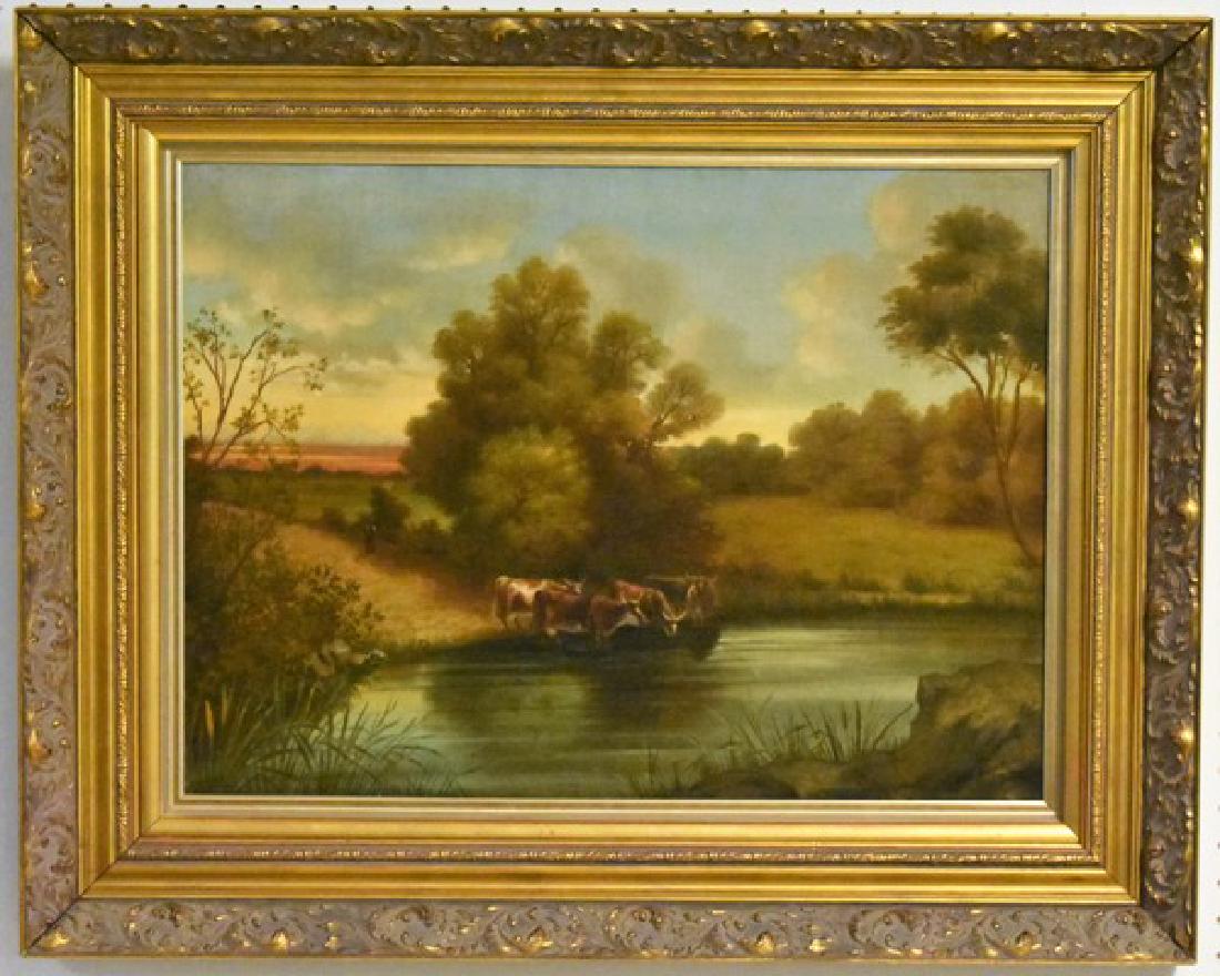 Otto Gaertner Painting Of Cows (1 of 3)