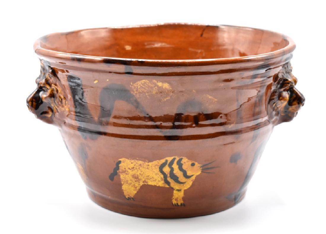 Large Breininger Lion Head Bowl (1 of 2)
