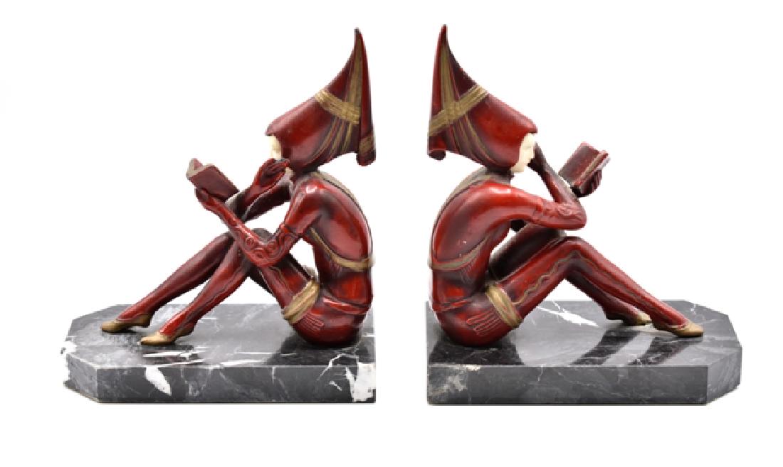 Pair of Art Deco Figural Bookends (1 of 1)