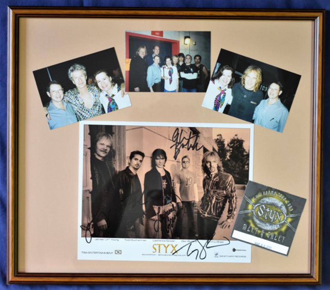 Styx Autographed Band Photo (1 of 1)
