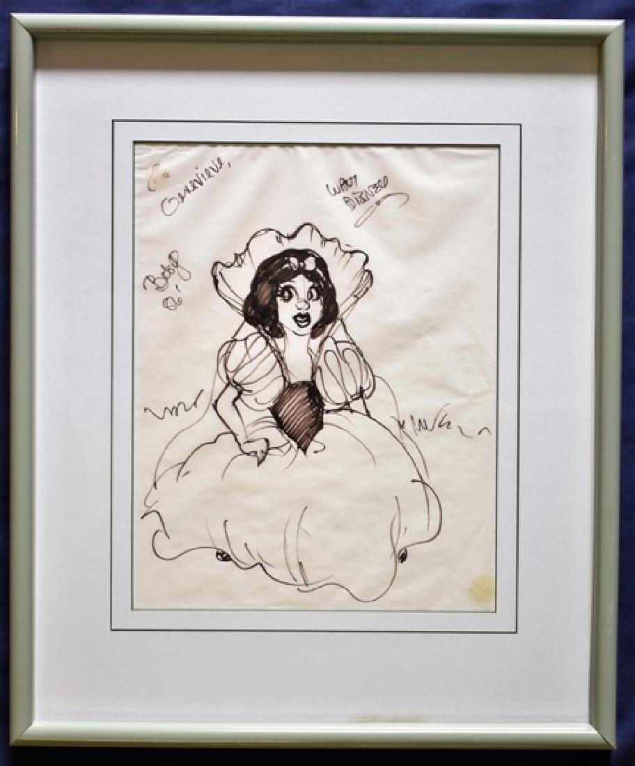 Original Disney Sketch Of Cinderella (1 of 3)