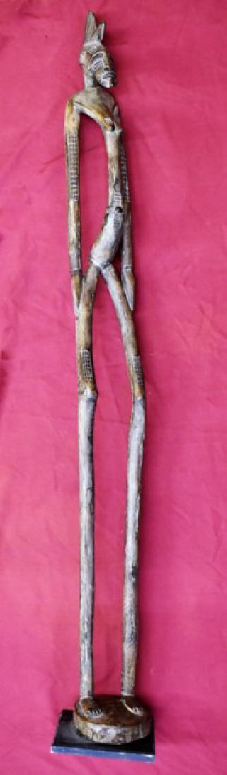 African Tribal Figure, Woman With Bird Headdress (1 of 4)